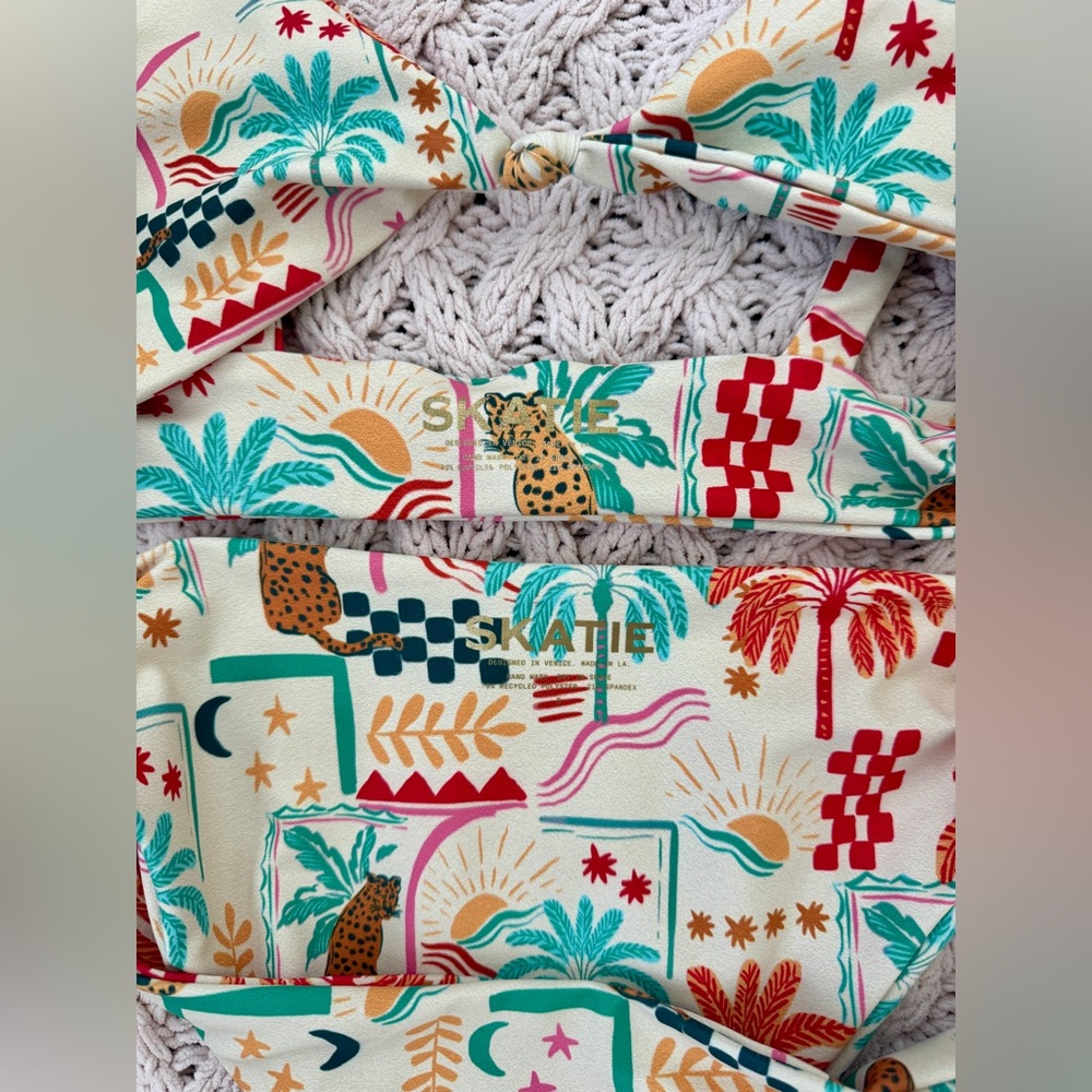 Skatie Colorful Tropical Print Bikini - Picture 4 of 6